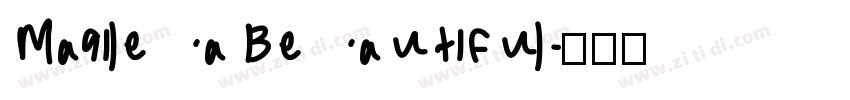 Magilea Beautiful字体转换